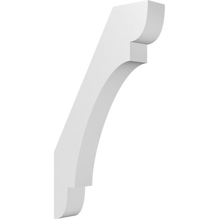 Ekena Millwork 3 1/2-in. W x 16-in. D x 28-in. H Olympic Architectural Grade PVC Knee Brace BRCP035X16X28OLY